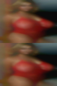Good women facial mature features.